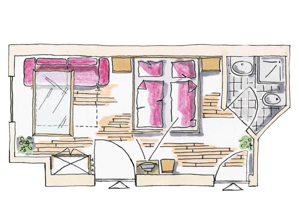 Residence Araldina San Cassiano  Δωμάτιο φωτογραφία